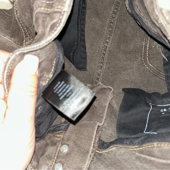 Dovetail Workwear Pants Womens Size 10/30 Day Construct Utility Brown Denim - Picture 5 of 9